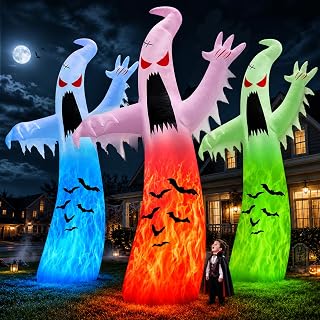 14FT Halloween Ghost Inflatable Yard Decoration