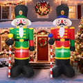 8.3FT Christmas Nutcracker Inflatable Yard Decoration 2pcs