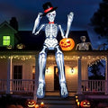 12FT Halloween Skeleton Inflatable Yard Decoration