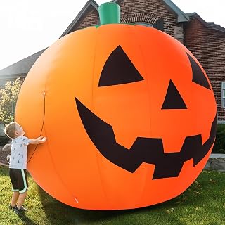 10 FT Halloween Pumpkin Inflatable Yard Decoration
