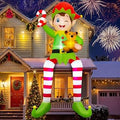 10FT Christmas Elf Inflatable Yard Decoration