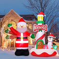 8.8FT Christmas Santa Claus Inflatable Yard Decoration