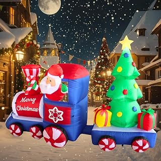 7FT Christmas Santa Claus Inflatable Yard Decoration