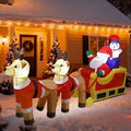 8ft Christmas Reindeer Inflatable Yard Decoration