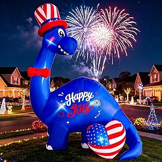 8FT Patriotic Inflatable Yard Decoration