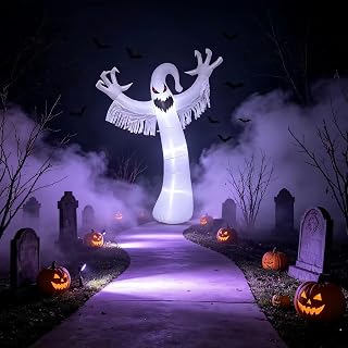 10FT Halloween Ghost Inflatable Yard Decoration