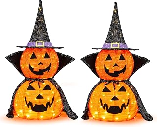 3FT Halloween Pumpkin Yard Decoration