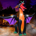 12FT Halloween Dragon Inflatable Yard Decoration