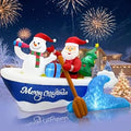 8FT Christmas Santa Claus Inflatable Yard Decoration