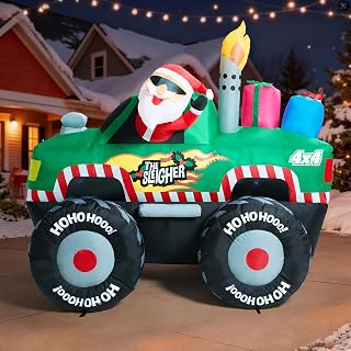 7 FT Christmas Santa Claus Inflatable Yard Decoration