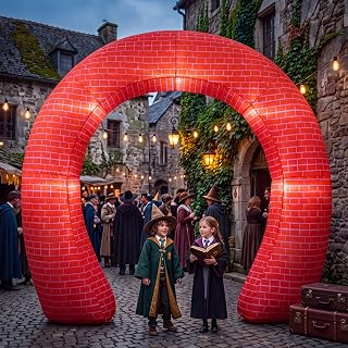 9 FT Halloween Archway Inflatable Yard Decoration