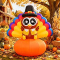 6.5FT Fall Pumpkin Inflatable Yard Decoration