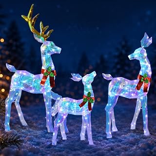 Christmas Reindeer Family Yard Decoration