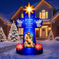 7 FT Christmas Nativity Scene Inflatable Yard Decoration