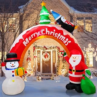 10 FT Christmas Archway Inflatable Yard Decoration