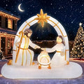 7 FT Christmas Nativity Scene Inflatable Yard Decoration