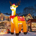 10 FT Christmas Reindeer Inflatable Yard Decoration