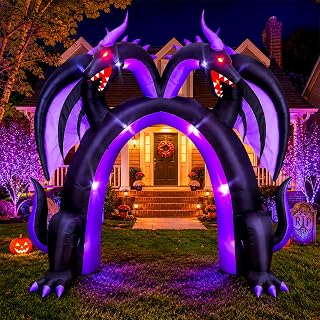 10FT Halloween Dragon Inflatable Yard Decoration