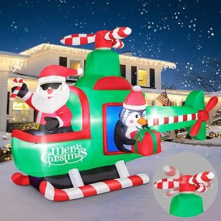 6.5 FT Christmas Santa Claus Inflatable Yard Decoration