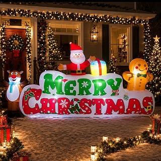 10FT Christmas Reindeer Inflatable Yard Decoration