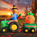 6FT Fall Pumpkin Inflatable Yard Decoration