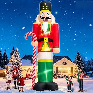20 FT Christmas Nutcracker Inflatable Yard Decoration