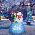 6 FT Christmas Snowman Inflatable Yard Decoration