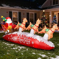 10 FT Christmas Reindeer Inflatable Yard Decoration