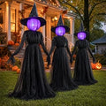 Halloween Witch Yard Decoration Set of 3