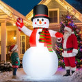 8 FT Christmas Snowman Inflatable Yard Decoration