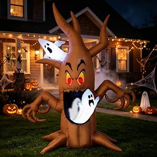 6Ft Halloween Ghost Inflatable Yard Decoration
