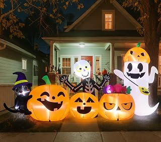 8.8 FT Halloween Ghost Inflatable Yard Decoration
