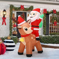 7 ft Christmas Reindeer Inflatable Yard Decoration