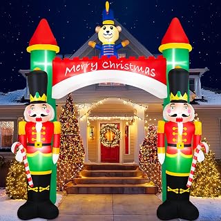 10FT Christmas Nutcracker Inflatable Yard Decoration