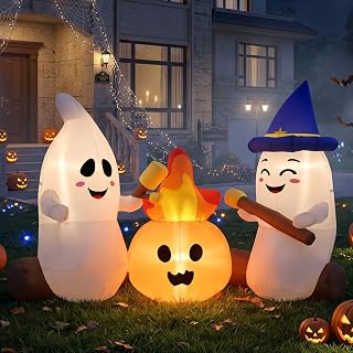 6 FT Halloween Ghost Inflatable Yard Decoration