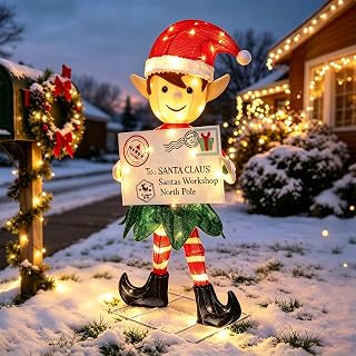 Christmas Elf Yard Decoration