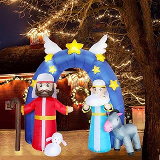 9 Ft Christmas Nativity Scene Inflatable Yard Decoration