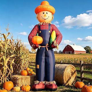 12FT Fall Pumpkin Inflatable Yard Decoration