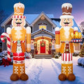 8FT Christmas Nutcracker Inflatable Yard Decoration 2 PCS