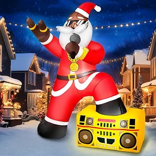 6FT Christmas Santa Claus Inflatable Yard Decoration