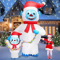 8FT Christmas Snowman Inflatable Yard Decoration