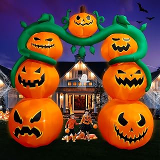 9FT Halloween Pumpkin Inflatable Yard Decoration
