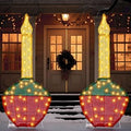 4ft Christmas Yard Decoration 2 Pack