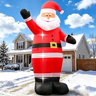 12 FT Christmas Santa Claus Inflatable Yard Decoration