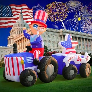 6FT Patriotic Inflatable Yard Decoration