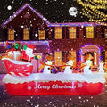 10 FT Christmas Santa Claus Inflatable Yard Decoration