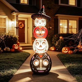 7 FT Halloween Pumpkin Inflatable Yard Decoration