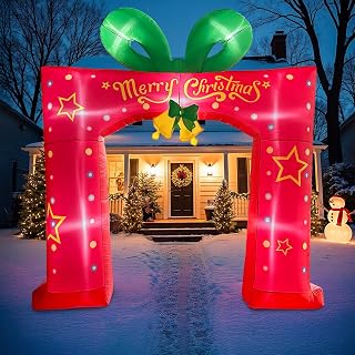 10 FT Christmas Archway Inflatable Yard Decoration