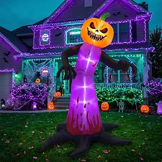 12 FT Halloween Pumpkin Inflatable Yard Decoration