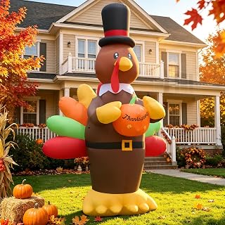 14FT Fall Turkey Inflatable Yard Decoration